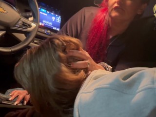 My friend and I paid the Uber boy for the service with a delicious blowjob