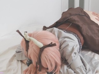 Linie uses the magic of estrus to seek for herself.