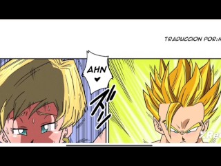 Gohan conoce a iresa y termina follandola con su enorme verga