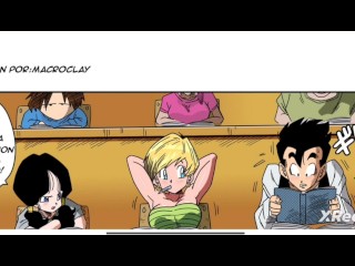 Gohan conoce a iresa y termina follandola con su enorme verga