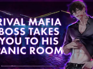 [M4F] Rival Mafia Boss Takes You To His Panic Room || Male Moans || Deep Voice || Dirty Talk