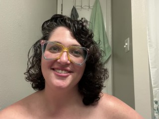 BBW Towel Drop Tease
