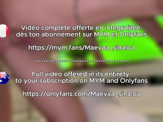 Maevaa Sinaloa - My roommate fills my pussy during Euro 2024 Football