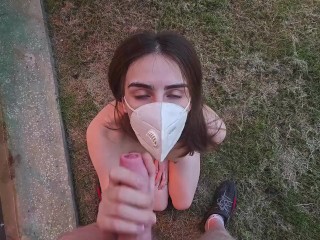 A stranger secretly jerked off and jumped on my dick at the dacha