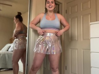 100% SEE THROUGH SKIRTS Try On Haul w/ Erika Kay [OnlyFans & SLUSHY @ ErikaKaySensuality]