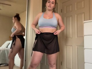 100% SEE THROUGH SKIRTS Try On Haul w/ Erika Kay [OnlyFans & SLUSHY @ ErikaKaySensuality]