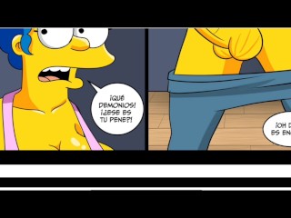 Marge es follada por entrenador -milf creampie los Simpson Xxx