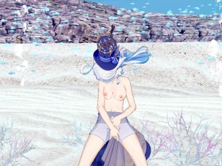 Furina Masturbates UNDER WATER ! [ Genshin Impact Hentai R34 ]