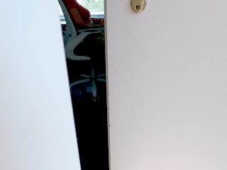 The annoying roommate in her tight shorts asks me to help with the furniture