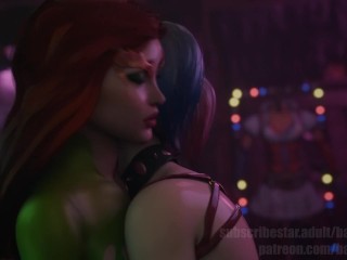 Harley and Poison Ivy Lesbian Sex