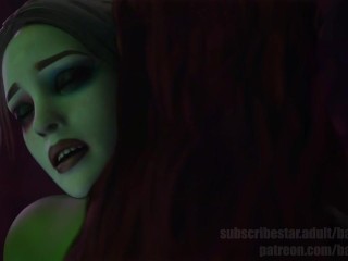 Harley and Poison Ivy Lesbian Sex