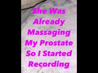 Bedtime Prostate Massage & Handjob Leads To An Intense Orgasm While Trying To Be Quiet