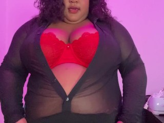 4K SHEER TRY ON | Lingerie + Transparent shirt | Will you cum on my boobs?