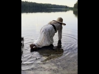 BETTER Seductions: TEASER Miss Behave in wet clingy summer dress