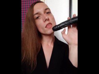 Business bdsm trangirl needs to suck some dick