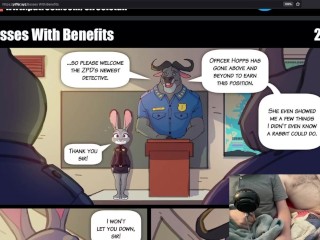 Zootopia Comic Dub: Judy Hopps x Chief Bogo (Furry Yiff Comics)