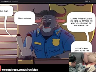 Zootopia Comic Dub: Judy Hopps x Chief Bogo (Furry Yiff Comics)