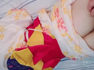 [intro] Yukata girl's blowjob from observation of a girl in a yukata