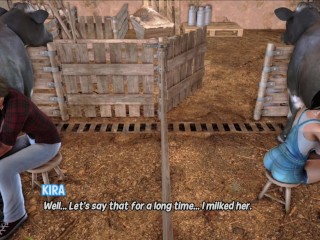 Max's Life Temporada 3 Cap 156 - Granjera De Grandes Tetas Me Hace Una Paja Y Me Corro En Su Cara