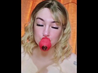 Trying and Testing the Rose Toy Vibrator! [Full video review available on OnlyFans]