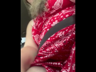 Milf Masturbates In Sundress While Driving