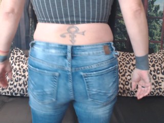 Jeans Ass Shake & Clenching