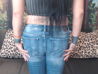 Jeans Ass Shake & Clenching