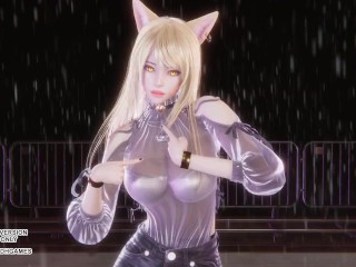 [MMD] MAMAMOO - ILLELLA Ahri Akali Seraphine Sexy Kpop Dance League of Legends Uncensored Hentai