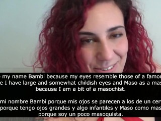 39 - Ragazza italiana con bellissimi piedi da leccare scopa in tutte le posizioni (Bambi Maso)