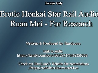 PREVIEW ONLY - 18+ Honkai Star Rail Audio ft Ruan Mei - For Research