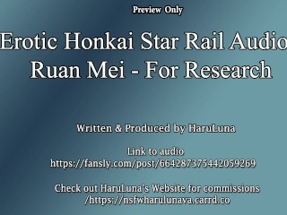 PREVIEW ONLY - 18+ Honkai Star Rail Audio ft Ruan Mei - For Research