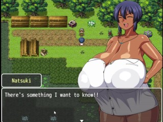 Tanned Girl Natsuki (Hentai Game) Ep. 2 - A man crazy about my breasts tries to take off my clothes