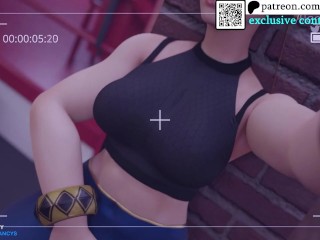 Cammy was Fucked in the gym by Futa Chun Li - Futanari Street Fighter Hentai