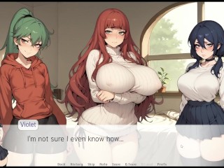 Spirit Harem [ Hentai Game ] Ep.1 She loves to make her master cum between her gigantic breasts !