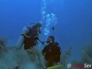 Fucking Under the Sea, Part 1 - We Almost Got Caught by a Group of Divers!