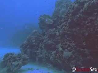 Fucking Under the Sea, Part 1 - We Almost Got Caught by a Group of Divers!