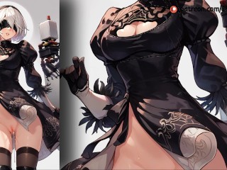 Yorha 2B - arrogant nymphomaniac will sit on your face and suck your cock!