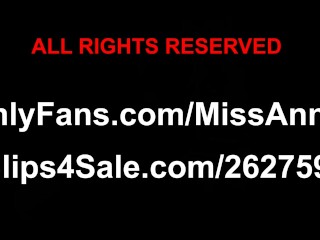 Teaser 03 - Miss Annie - femdom ballbusting ball busting kicking beating beatdown slapping trampling