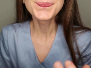 NURSE JERKS YOU OFF SPERM BANK ROLE PLAY ASMR