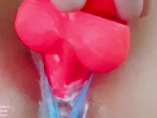 Txtfromprincess- Riding Dildo balls deep💕 felt soo good fucking myself😩