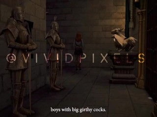 HERMIONE DOUBLE PENETRATION THREESOME SLYTHERIN | HARRY POTTER | SIMS 4