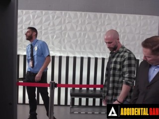 ACCIDENTAL GANGBANG - Sexy Whitney Wright Gets Gangbanged By Airport Security Guards