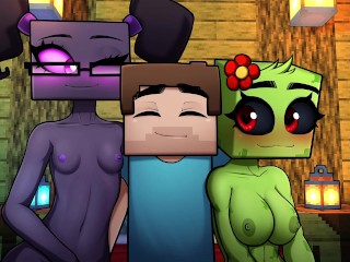 HornyCraft Gallery Sex Scenes Collection [Part 05] Minecraft Parody Porn Game Play