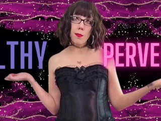 Filthy pervert. - Full version on my fan site. - Sara Desire XO - Femdom