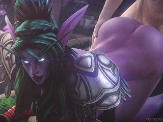 Tyrande Whisperwind big ass fuck - Warcraft (Fpsblyck)