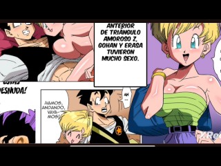 Triangulo amoroso Gohan folla a iresa y bidel se une