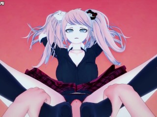 Danganronpa Junko Enoshima Gives You A Footjob Hentai POV