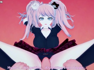 Danganronpa Junko Enoshima Gives You A Footjob Hentai POV