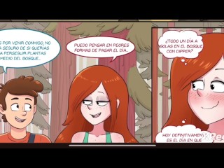 Wendy confiesa su amor por Dipper y es follada por enorme polla Gravity fall adulto