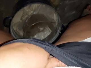 I caught my neighbor girl masturbating, I got excited and started masturbating too - IkaSmokS